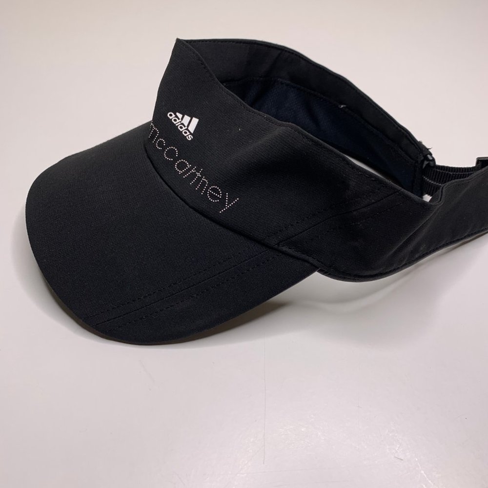 Adidas x Stella McCartney Unisex Black Visor Hat - Picture 2 of 6